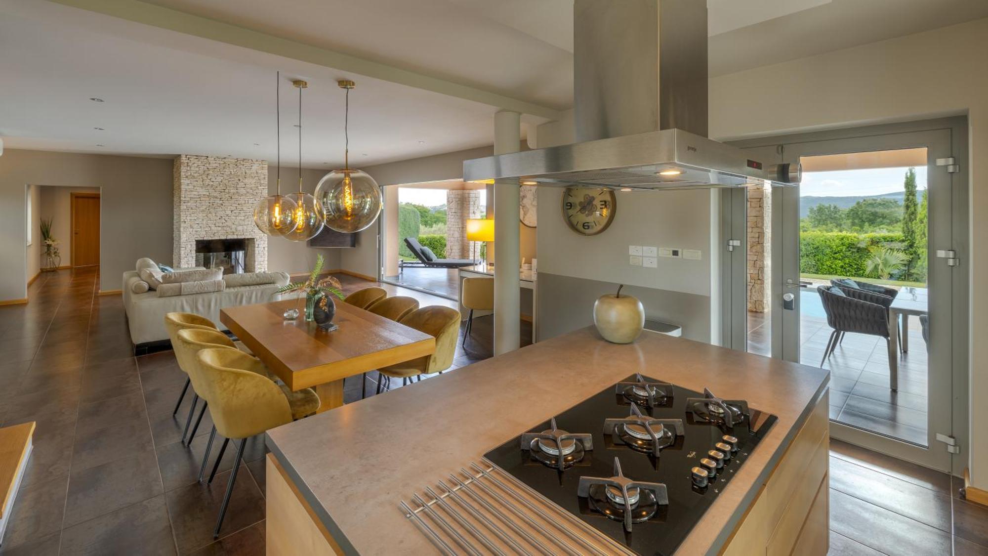 Villa Labin In Zartinj - Luxury Privacy Heated Pool With Auto Cover المظهر الخارجي الصورة